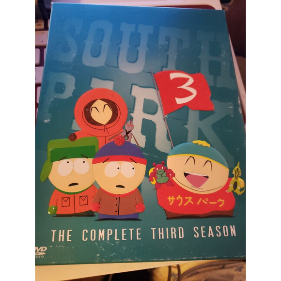 South Park - The Complete Third Season (DVD, 2003, 3-Disc Set) Cartman Kenny - Picture 1 of 2